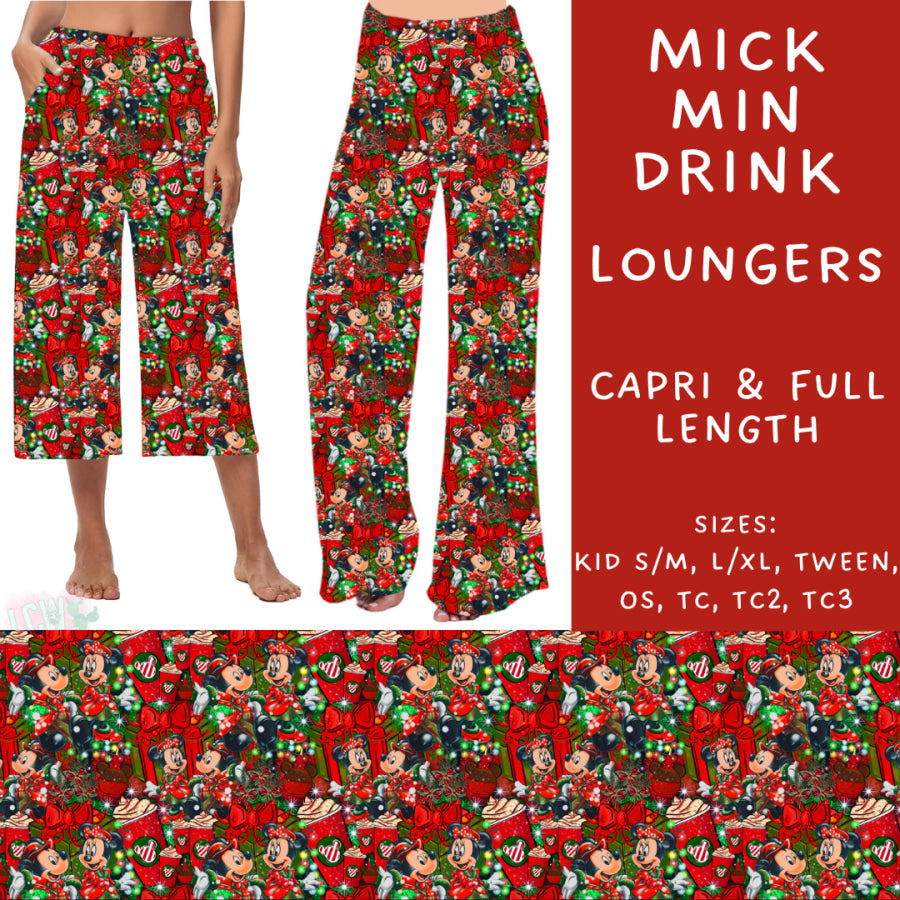 Preorder Custom Styles - Mick Min Drink - Closes 31 Oct - ETA early Jan 2025 Leggings