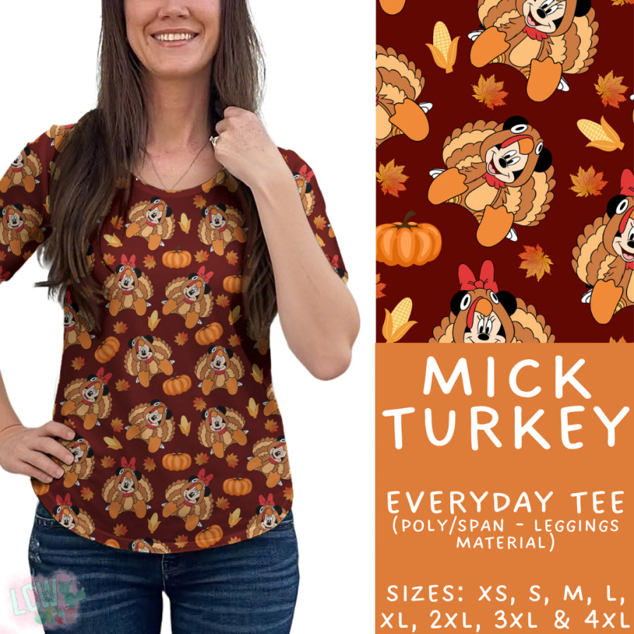 Preorder Custom Styles Mick Turkey Closes 29 Aug ETA late Nov 2025 Leggings