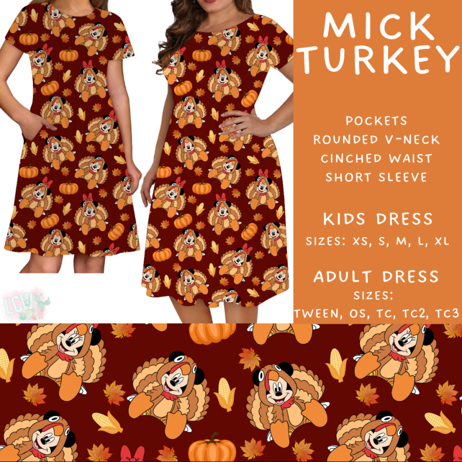 Preorder Custom Styles Mick Turkey Closes 29 Aug ETA late Nov 2025 Leggings