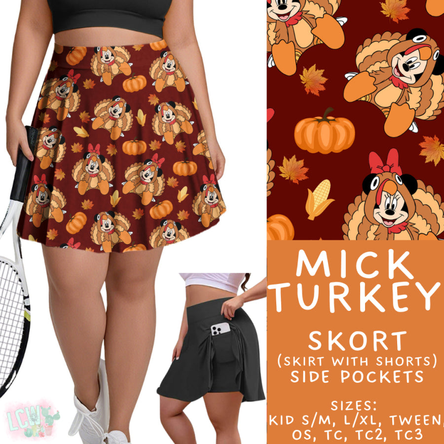 Preorder Custom Styles Mick Turkey Closes 29 Aug ETA late Nov 2025 Leggings