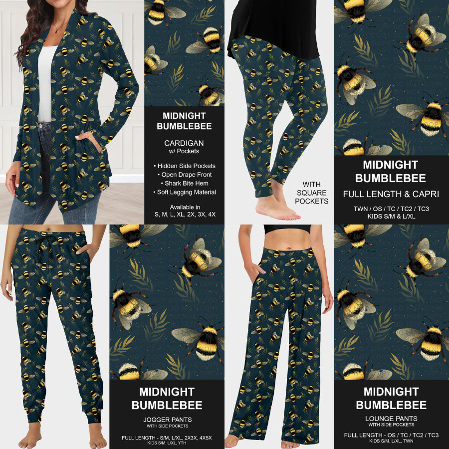 Preorder Custom Styles - Midnight Bumblebee - Closes 23 Sep - ETA late Dec 2025 Loungewear