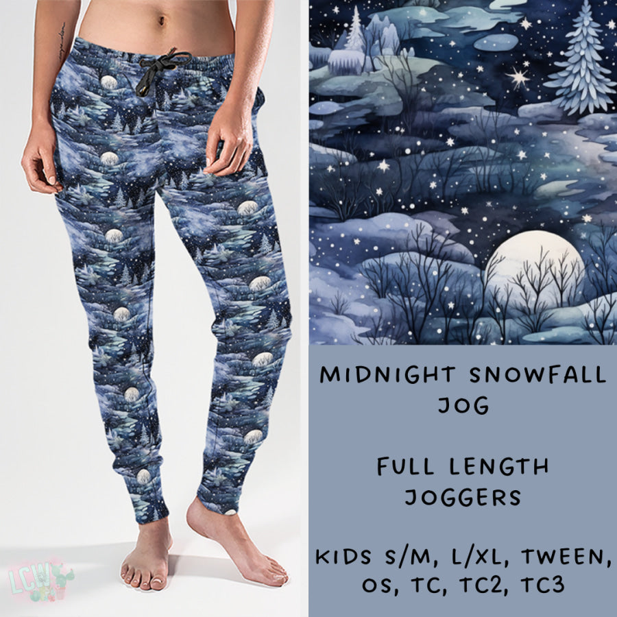 Preorder Custom Styles - Midnight Snowfall - Closes 15 Nov - ETA early Feb 2025 Leggings