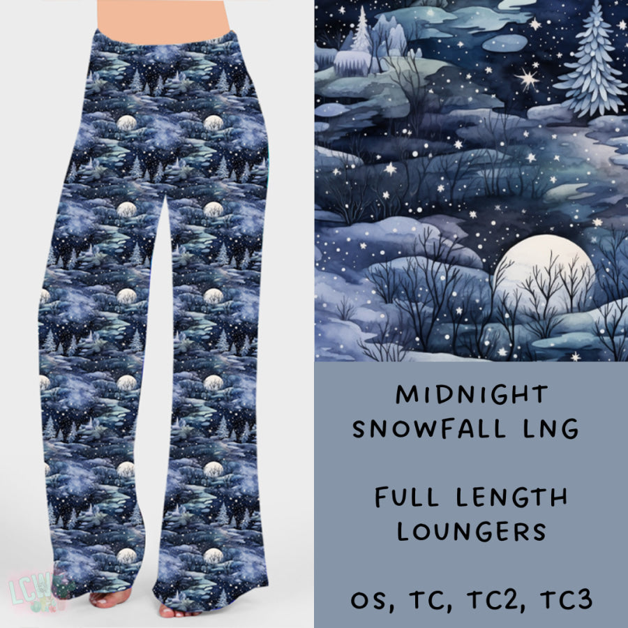 Preorder Custom Styles - Midnight Snowfall - Closes 15 Nov - ETA early Feb 2025 Leggings