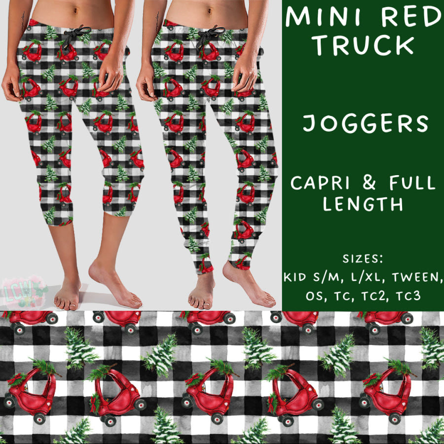 Preorder Custom Styles - Mini Red Truck - Closes 31 Oct - ETA early Jan 2025 Leggings