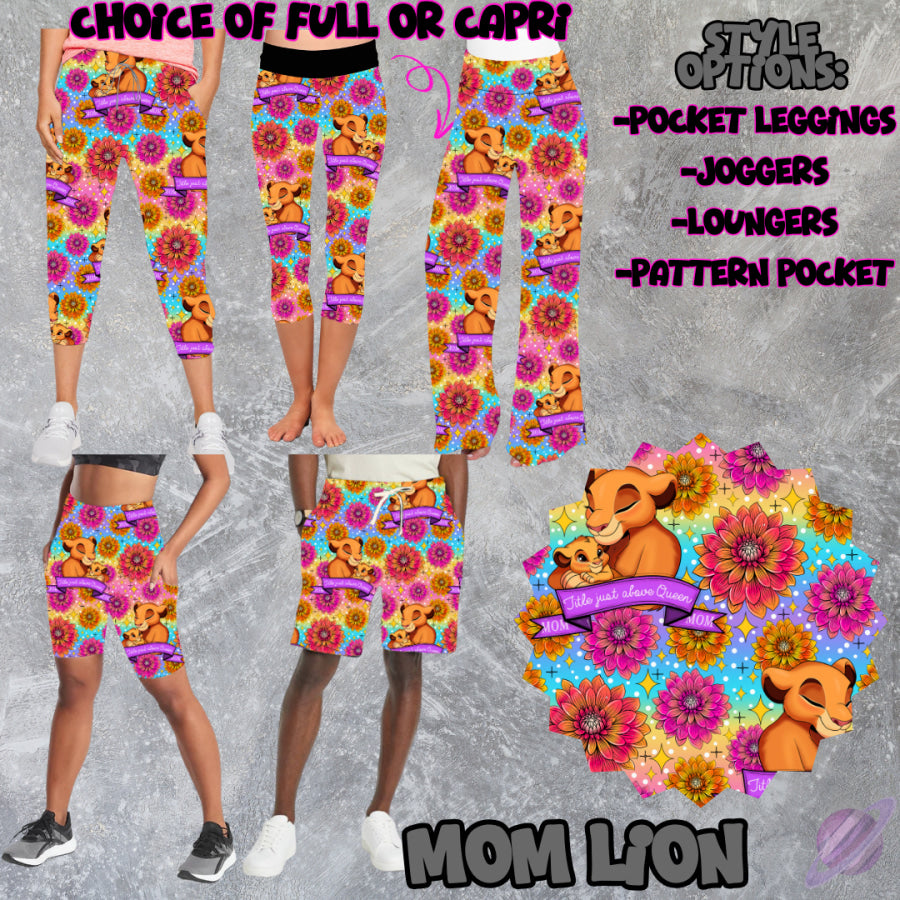 Preorder Custom Styles - Mom Lion - Closes 29 Mar - ETA late Jun 2025 Streetwear