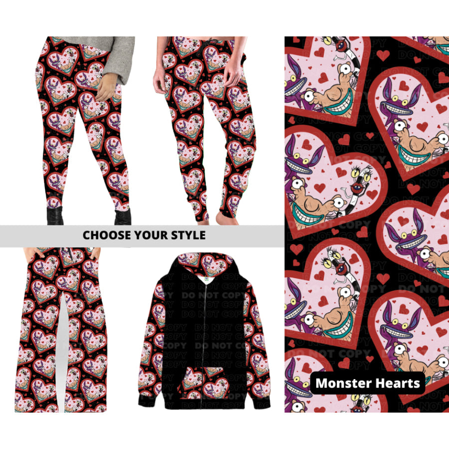 PREORDER Custom Styles - Monster Hearts - Closes 28 Nov - ETA late Feb 2025 Leggings