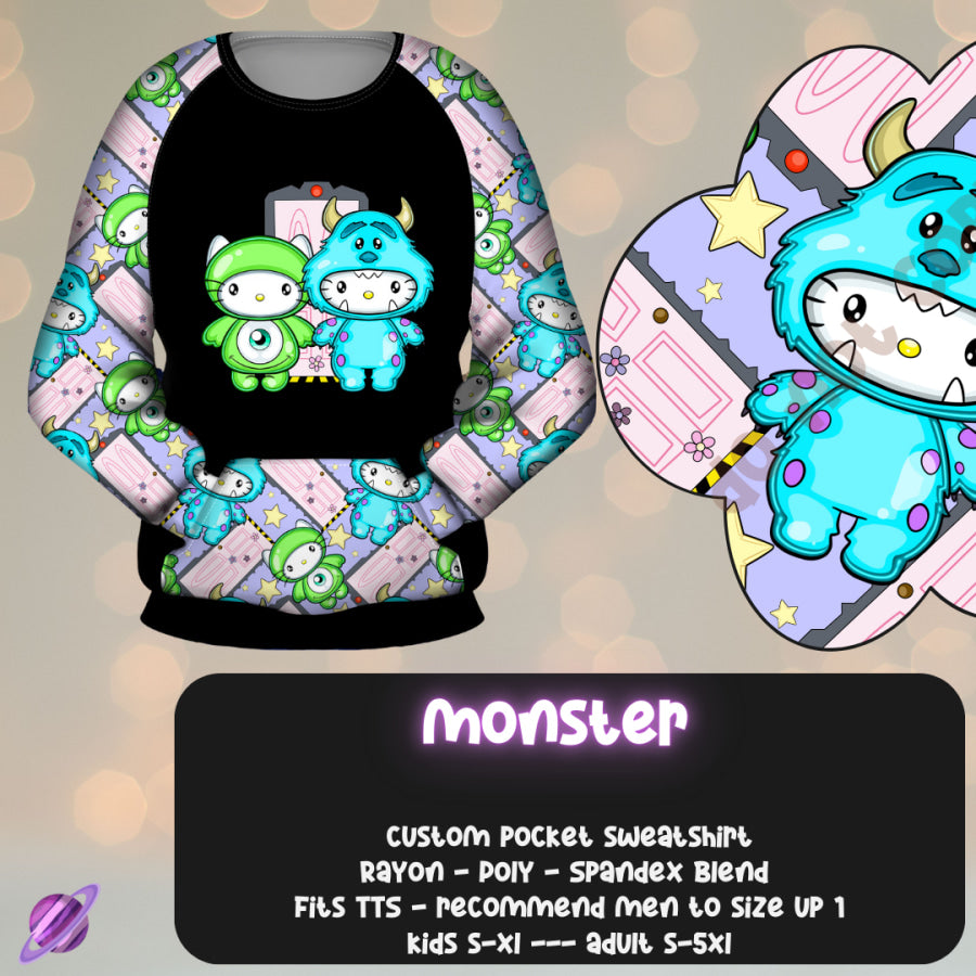 Preorder Custom Styles - Monster Kitty - Closes 17 Nov - ETA mid Feb 2025 Streetwear