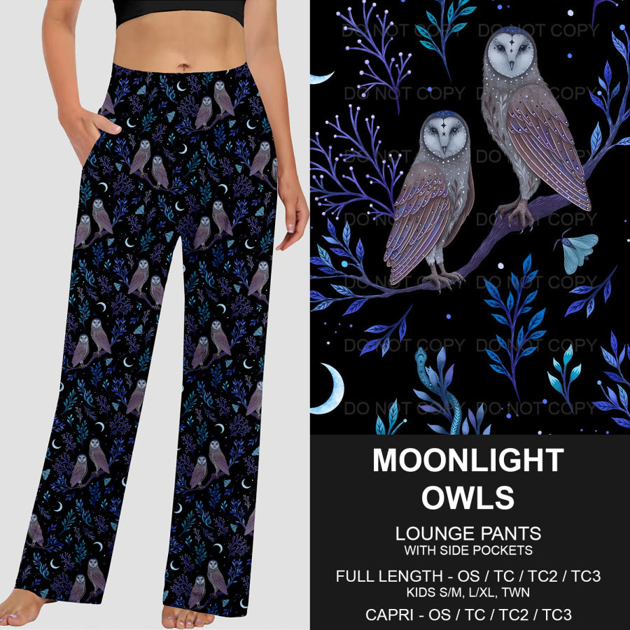 PREORDER Custom Styles - Moonlight Owls - Closes 21 Jan - ETA late Apr 2025 Loungewear