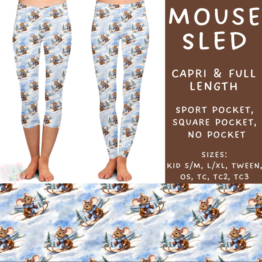 Preorder Custom Styles - Mouse Sled - Closes 22 Nov - ETA early Feb 2025 Leggings