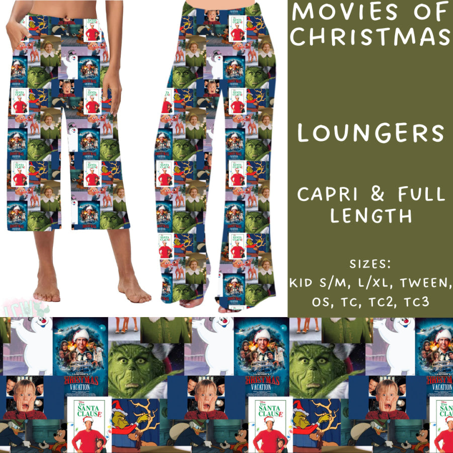 Preorder Custom Styles - Movies Of Christmas - Closes 31 Oct - ETA early Jan 2025 Leggings