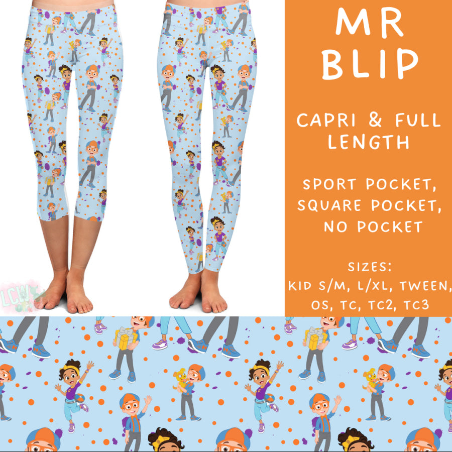 Preorder Custom Styles - Mr Blip - Closes 29 Jan - ETA late Apr 2025 Leggings