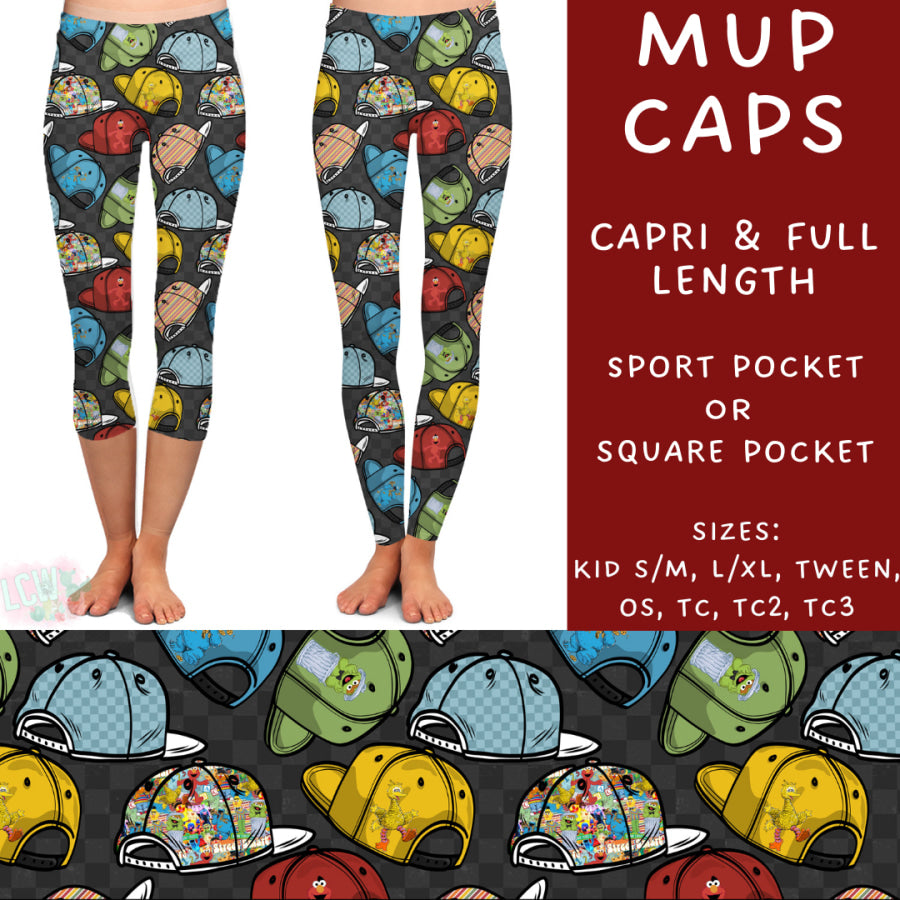 Preorder Custom Styles - Mup Caps - Closes 3 Mar - ETA late May 2025 Leggings