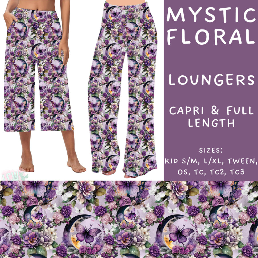 Preorder Custom Styles - Mystic Floral - Closes 6 Dec - ETA late Feb 2025 Leggings