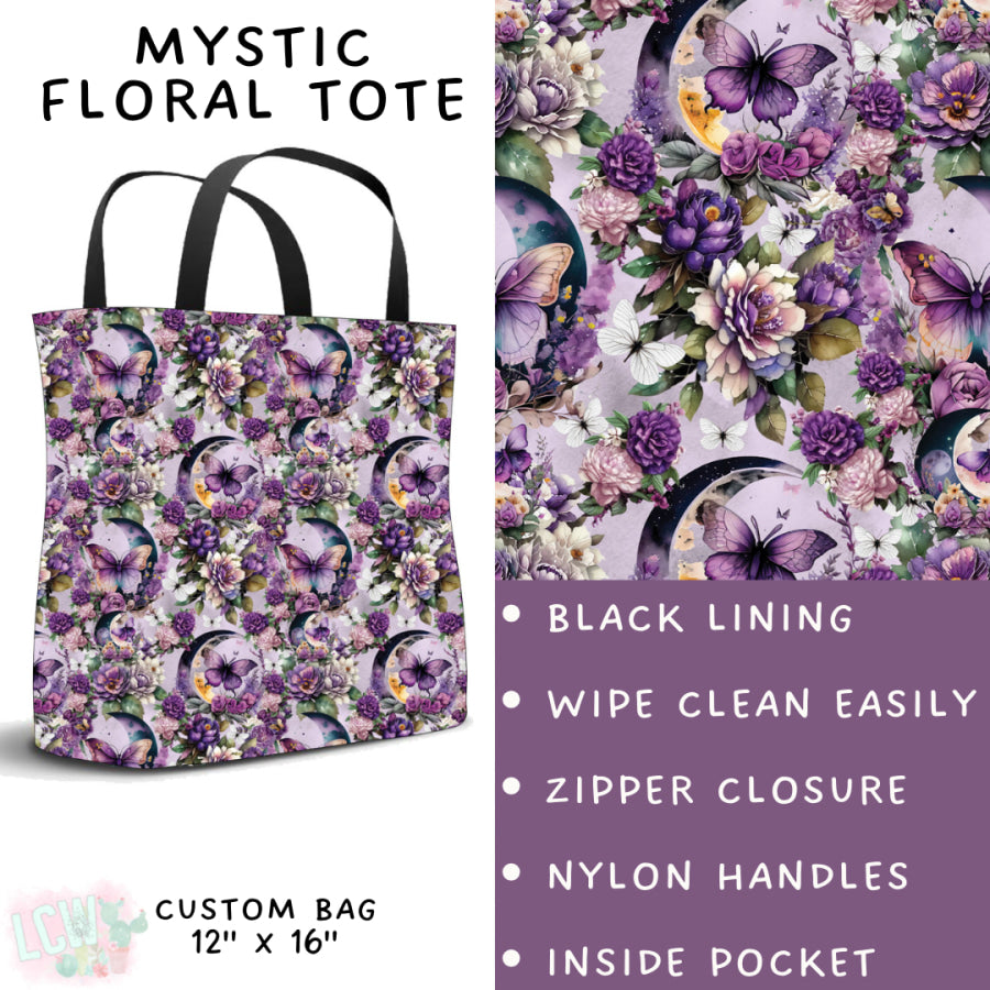 Preorder Custom Styles - Mystic Floral - Closes 6 Dec - ETA late Feb 2025 Leggings