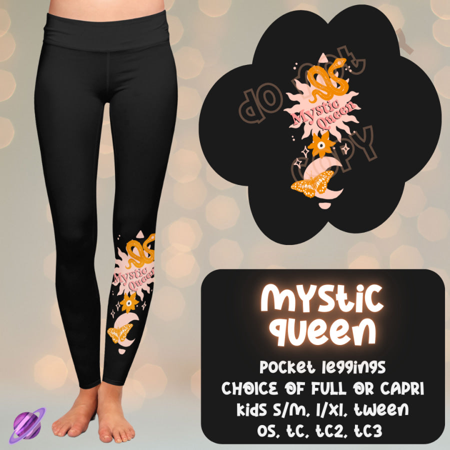 PREORDER Custom Styles - Mystic Queen - Closes 15 Nov - ETA mid Feb 2025 Leggings