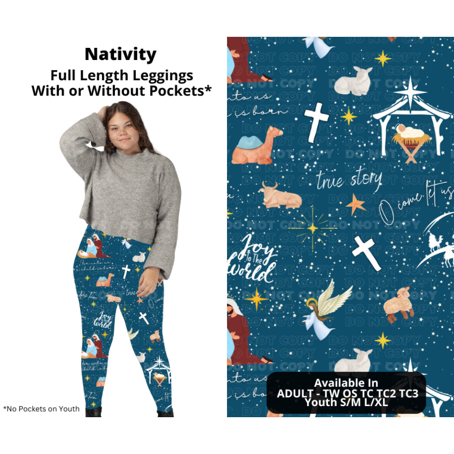 PREORDER Custom Styles - Nativity - Closes 7 Oct - ETA late Dec 2024 Leggings