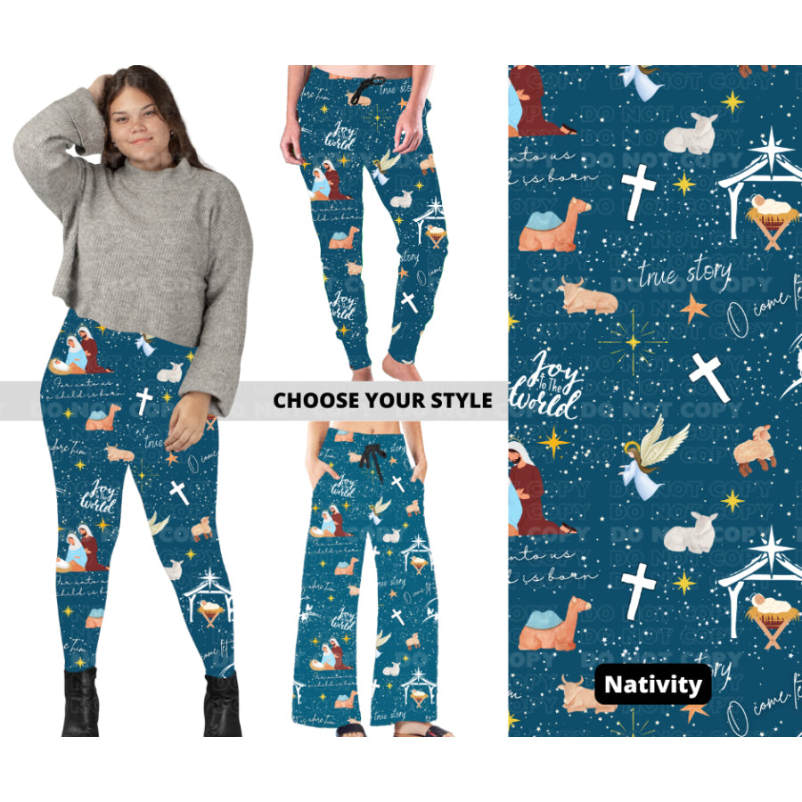 PREORDER Custom Styles - Nativity - Closes 7 Oct - ETA late Dec 2024 Leggings