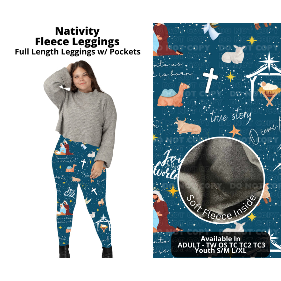 PREORDER Custom Styles - Nativity - Closes 7 Oct - ETA late Dec 2024 Leggings