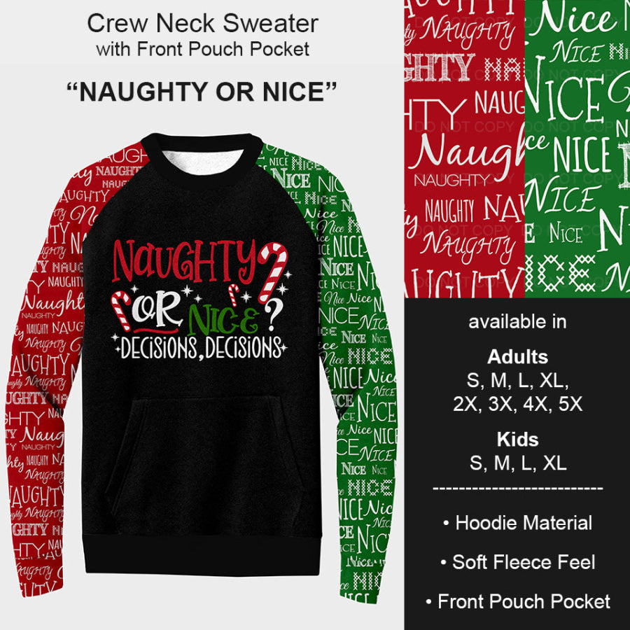 PREORDER Custom Styles - Naughty Or Nice - Closes 22 Jul - ETA late Oct 2025 Loungewear