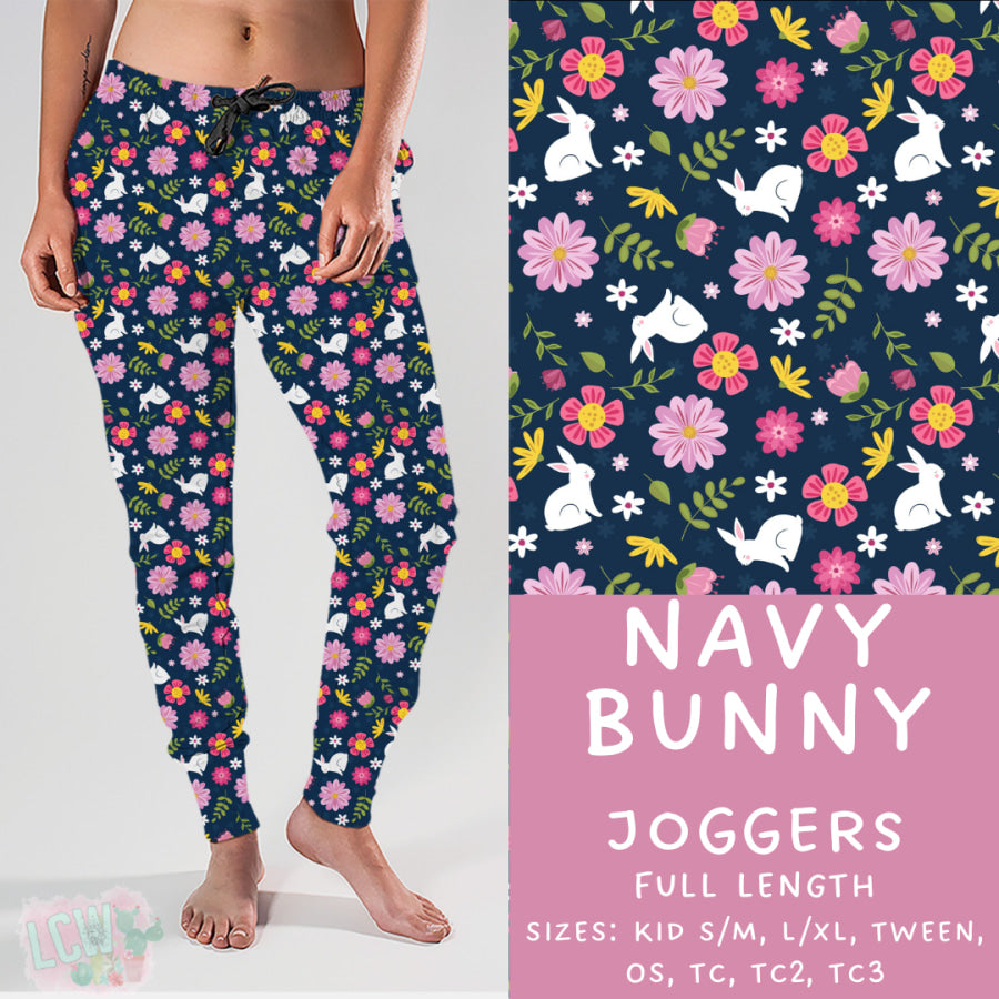 Preorder Custom Styles - Navy Bunny - Closes 17 Feb - ETA late Apr 2025 Leggings