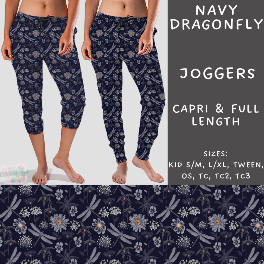 Preorder Custom Styles - Navy Dragonfly - Closes 2 Oct - ETA late Dec 2024 Leggings