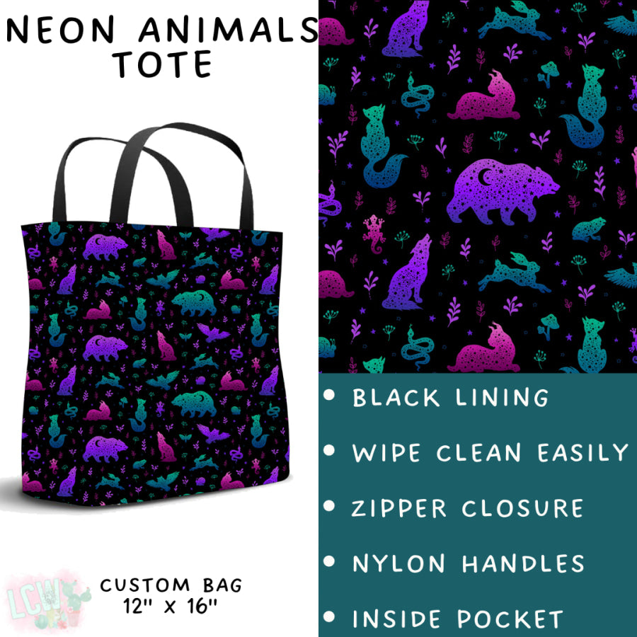 Preorder Custom Styles - Neon Animals - Closes 27 Jan - ETA late Apr 2025 Leggings