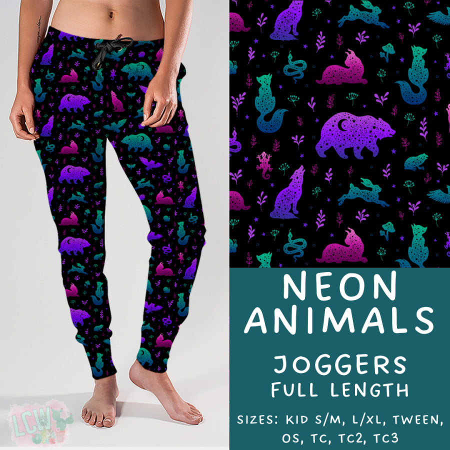 Preorder Custom Styles - Neon Animals - Closes 27 Jan - ETA late Apr 2025 Leggings