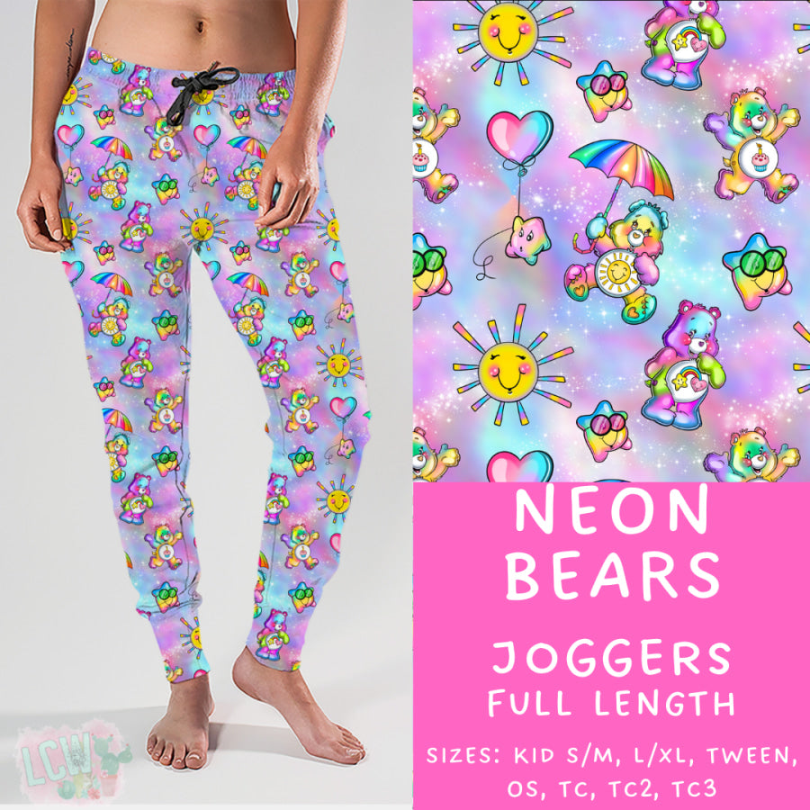 Preorder Custom Styles - Neon Bears - Closes 29 Jan - ETA late Apr 2025 Leggings