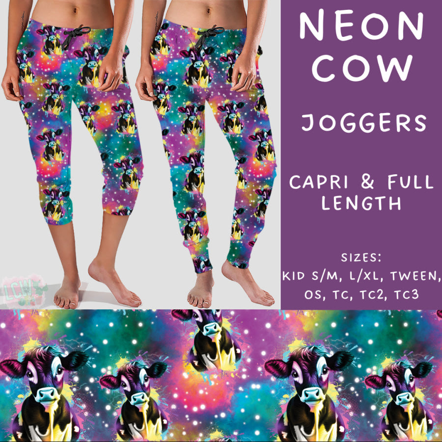 Preorder Custom Styles - Neon Cow - Closes 2 Oct - ETA late Dec 2024 Leggings