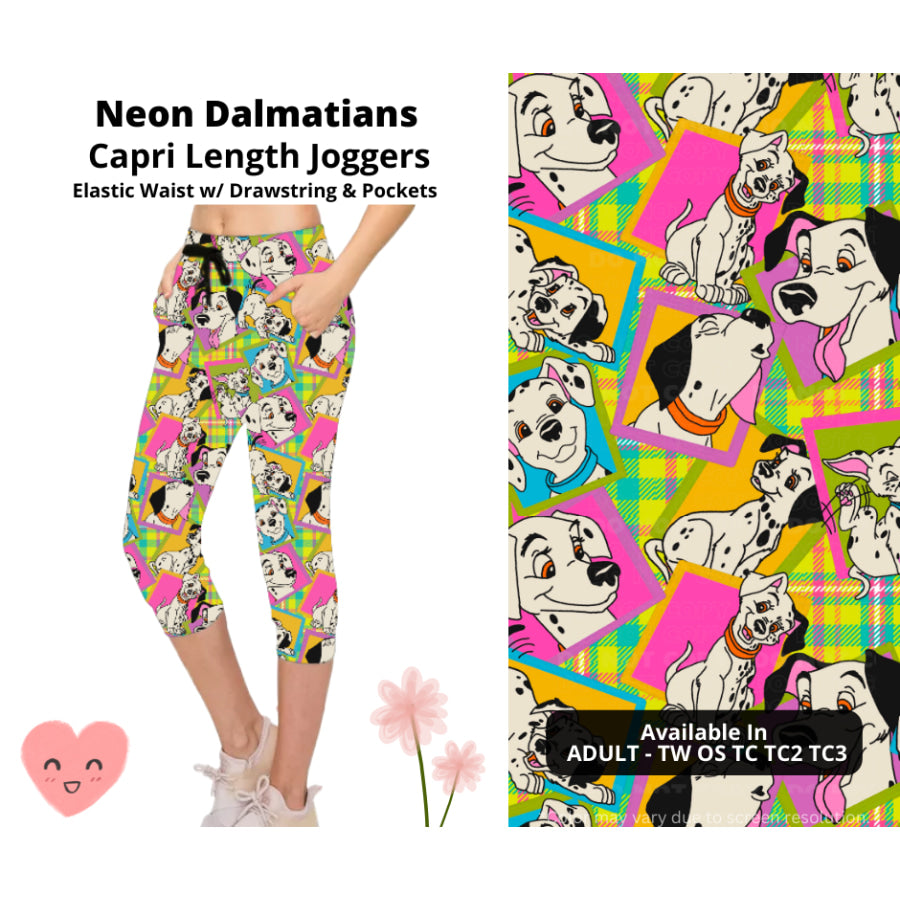 Preorder Custom Styles - Neon Dalmatians - Closes 3 Mar - ETA mid Jun 2025 Leggings