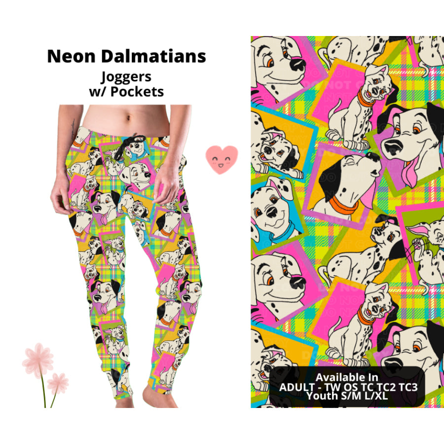 Preorder Custom Styles - Neon Dalmatians - Closes 3 Mar - ETA mid Jun 2025 Leggings