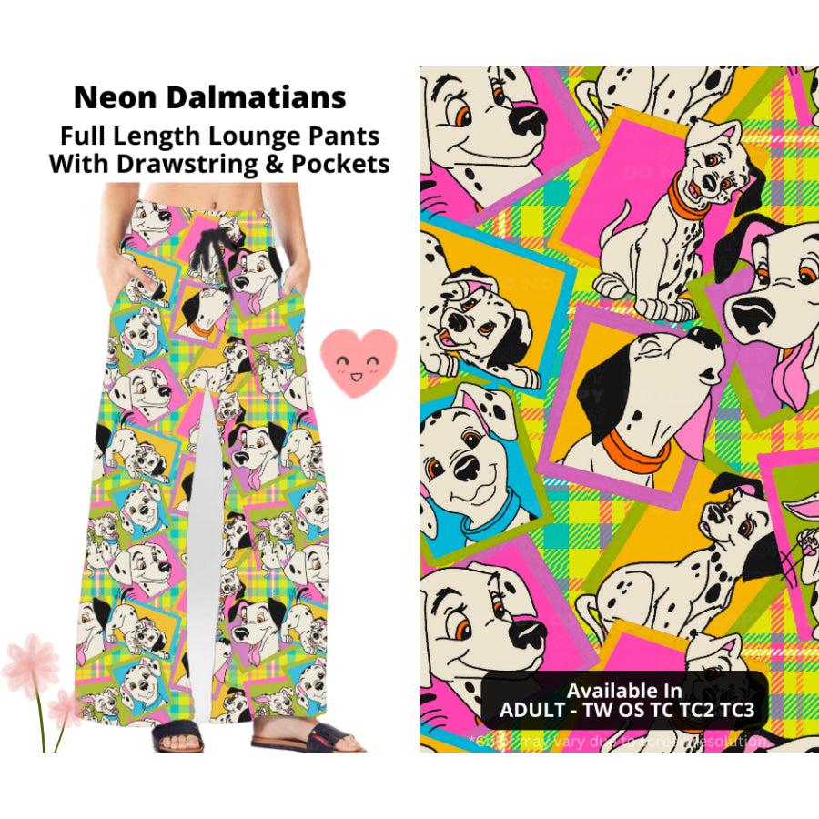 Preorder Custom Styles - Neon Dalmatians - Closes 3 Mar - ETA mid Jun 2025 Leggings