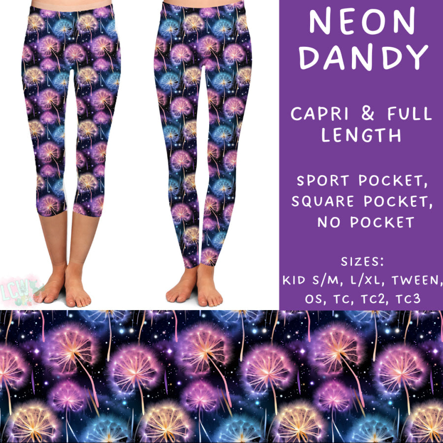 Preorder Custom Styles - Neon Dandy - Closes 2 Oct - ETA late Dec 2024 Leggings