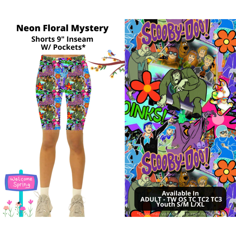 PREORDER Custom Styles - Neon Floral Mystery - Closes 22 Jan - ETA late Apr 2025 Leggings