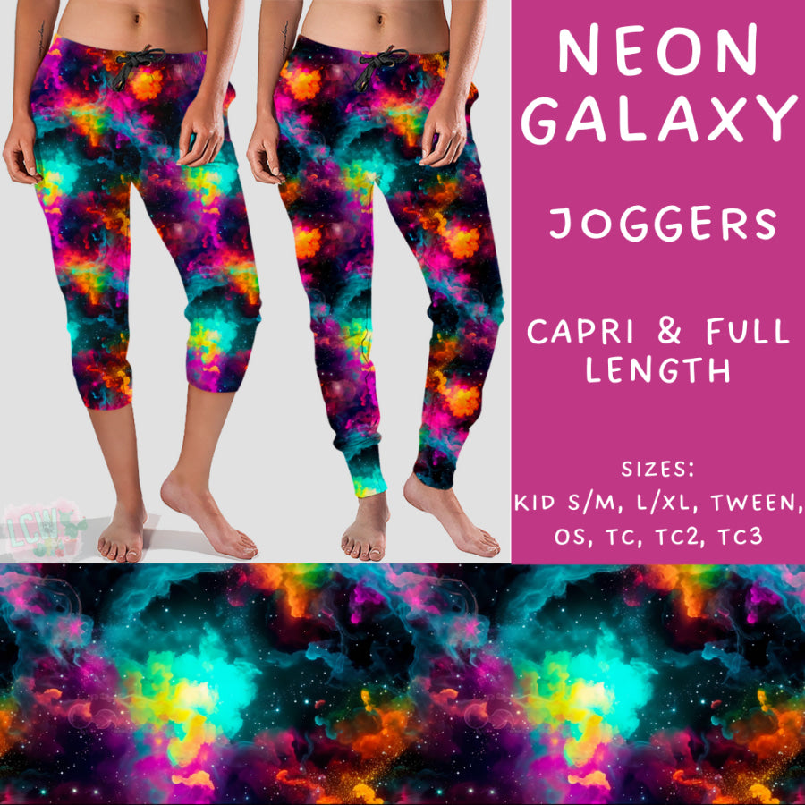 Preorder Custom Styles - Neon Galaxy - Closes 13 Nov - ETA late Jan 2025 Leggings