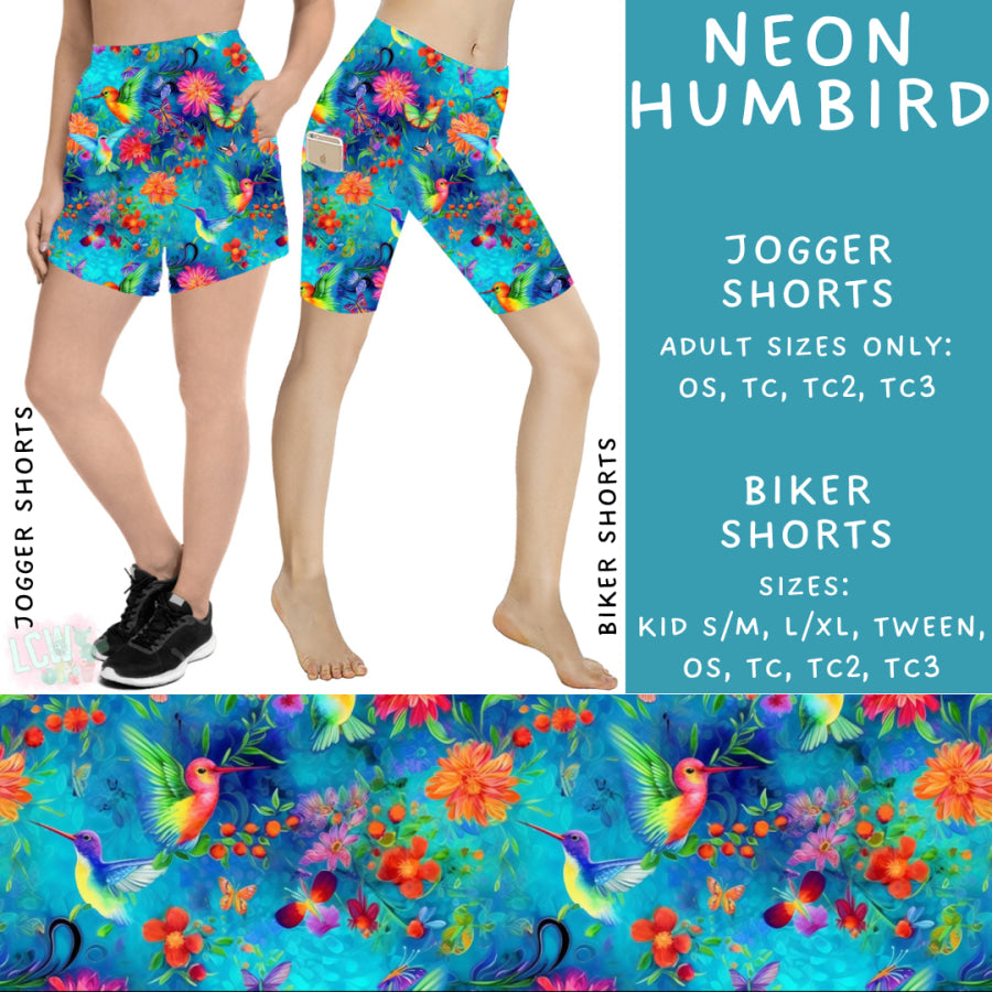Preorder Custom Styles - Neon Humbird - Closes 29 May - ETA late Aug 2025 Leggings