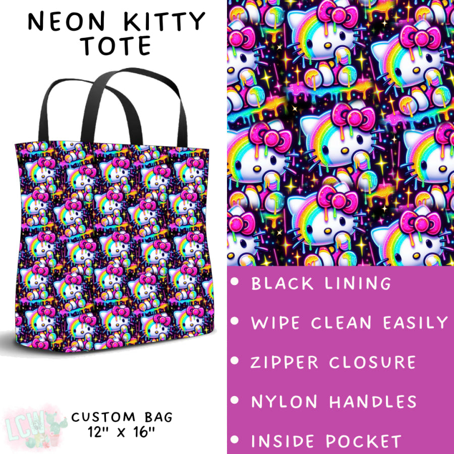 Preorder Custom Styles - Neon Kitty - Closes 10 Jan - ETA early Apr 2025 Leggings