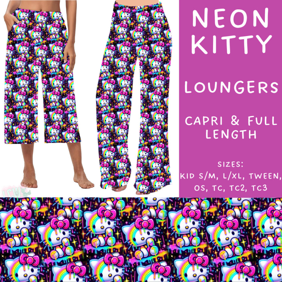 Preorder Custom Styles - Neon Kitty - Closes 10 Jan - ETA early Apr 2025 Leggings