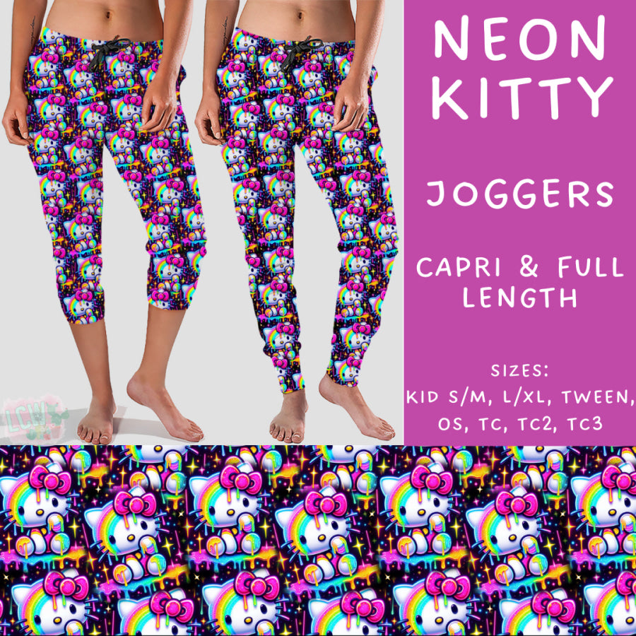 Preorder Custom Styles - Neon Kitty - Closes 10 Jan - ETA early Apr 2025 Leggings