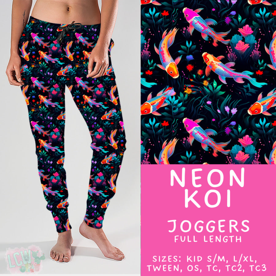 Preorder Custom Styles - Neon Koi - Closes 29 Sep - ETA late Dec 2025 Leggings