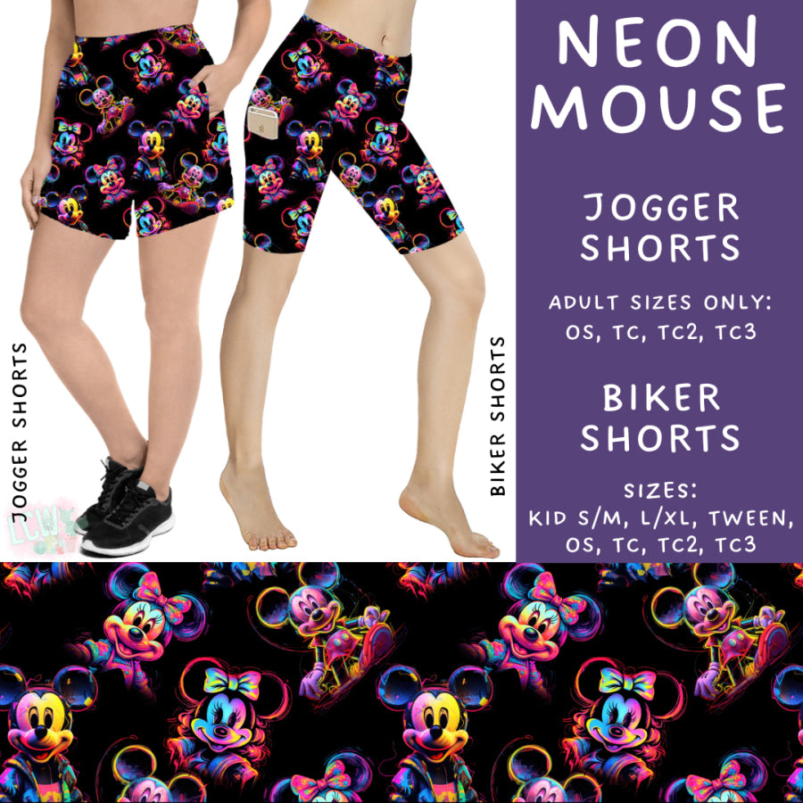 Preorder Custom Styles - Neon Mouse - Closes 18 Nov - ETA early Feb 2025 Leggings