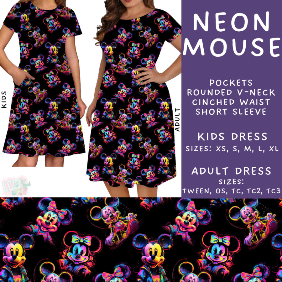 Preorder Custom Styles - Neon Mouse - Closes 18 Nov - ETA early Feb 2025 Leggings