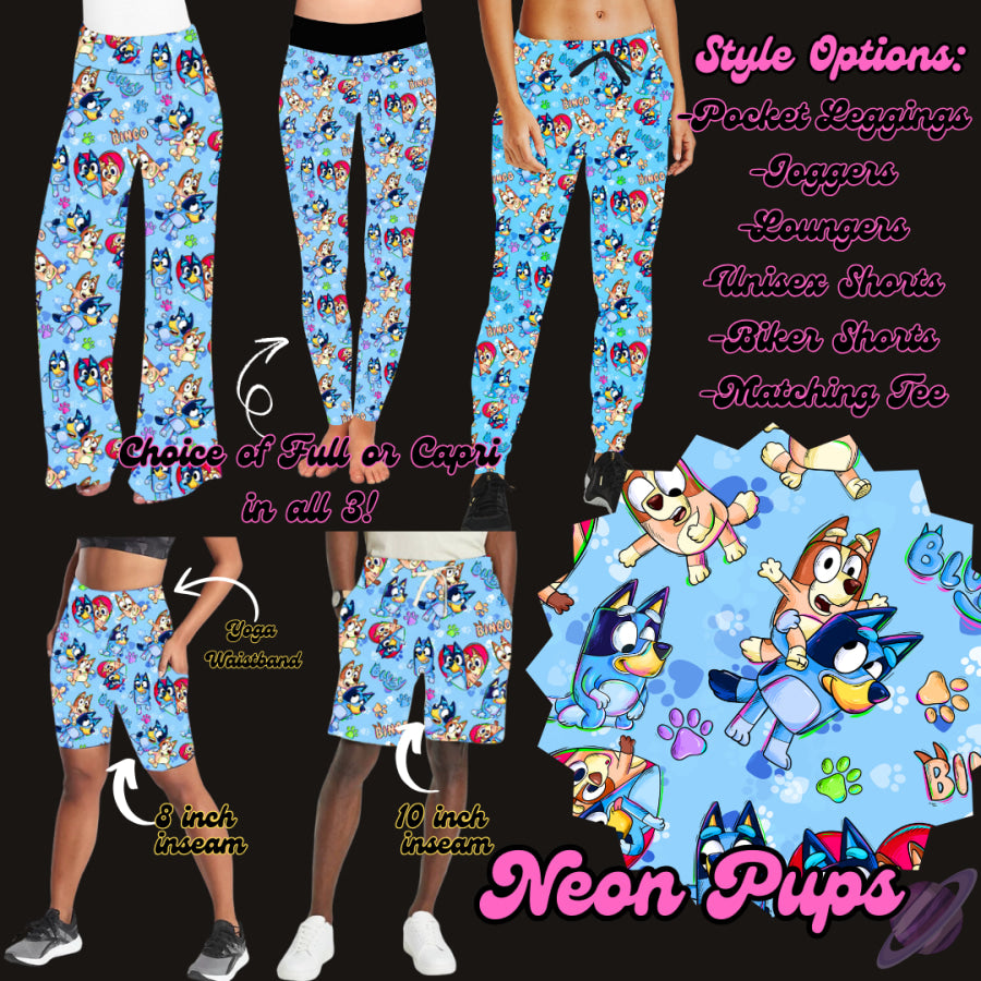 Preorder Custom Styles - Neon Pups - Closes 11 Mar - ETA late Jun 2025 Streetwear