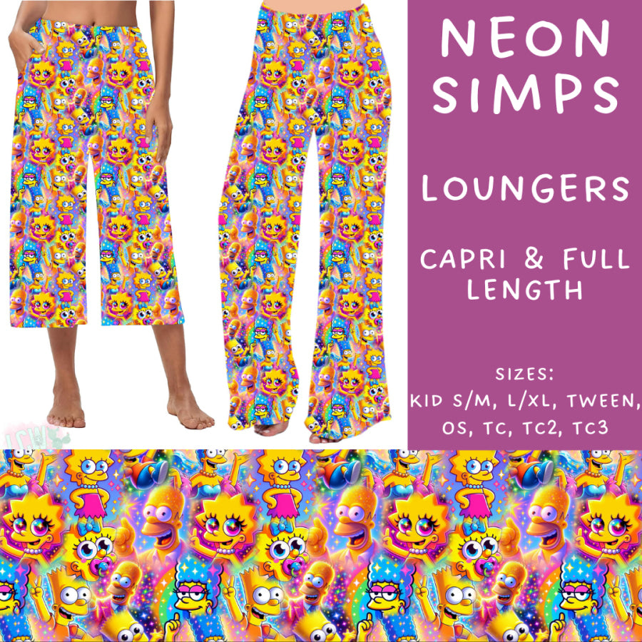 Preorder Custom Styles - Neon Simps - Closes 11 Oct - ETA late Dec 2024 Leggings