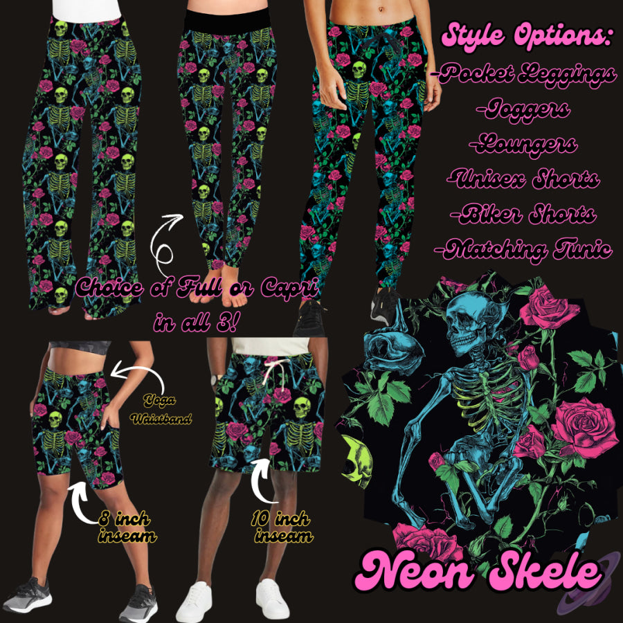 Preorder Custom Styles - Neon Skele - Closes 23 Mar - ETA late Jun 2025 Streetwear