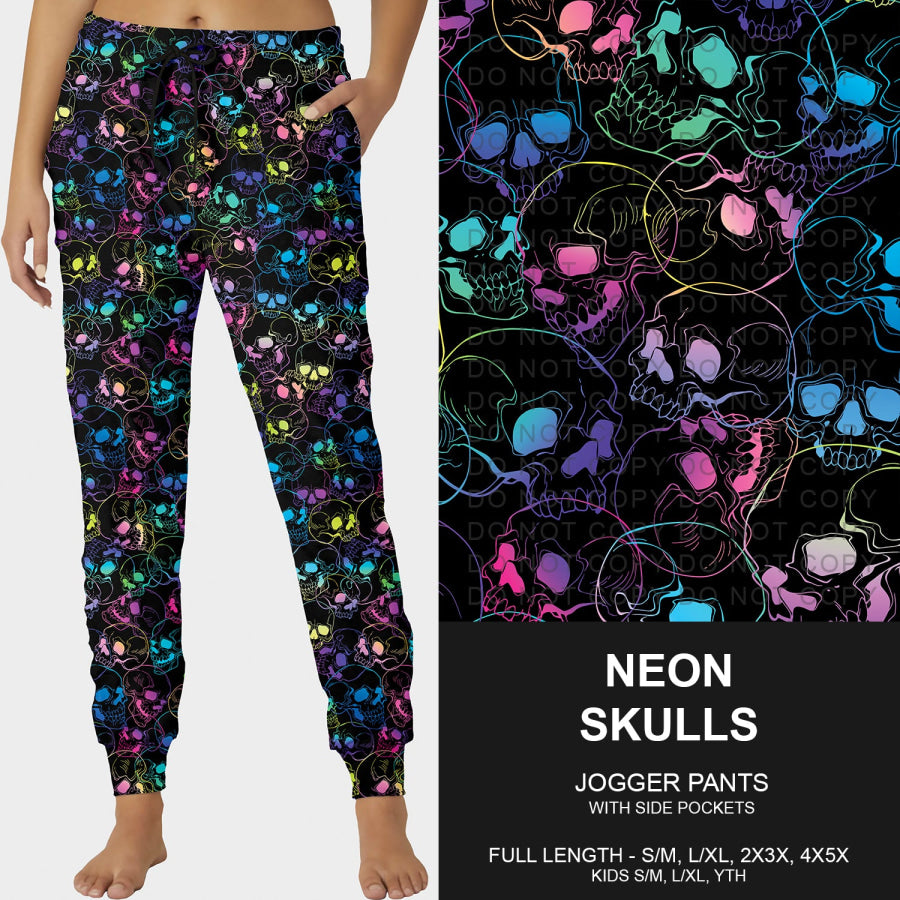 Preorder Custom Styles - Neon Skulls - Closes 23 Sep - ETA late Dec 2025 Loungewear