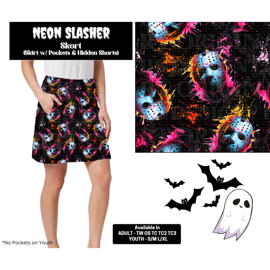 Preorder Custom Styles - Neon Slasher - Closes 28 May - ETA late Sep 2025 Leggings