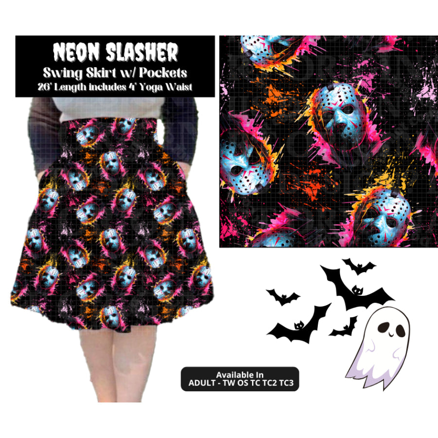 Preorder Custom Styles - Neon Slasher - Closes 28 May - ETA late Sep 2025 Leggings