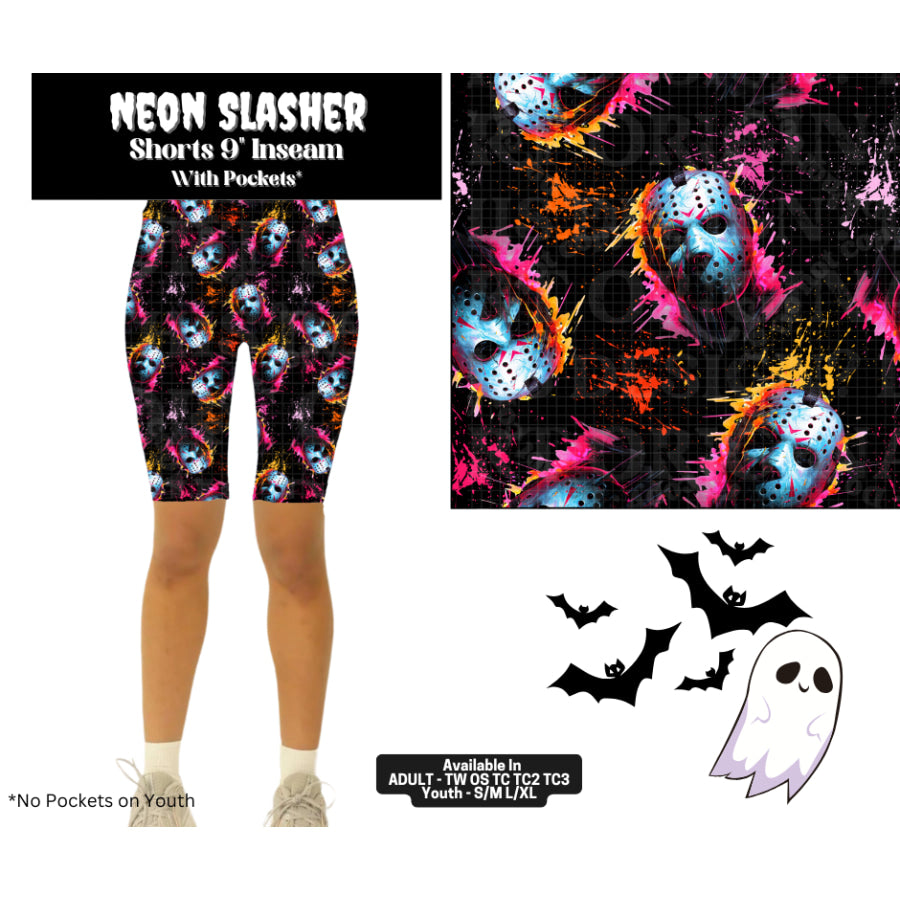 Preorder Custom Styles - Neon Slasher - Closes 28 May - ETA late Sep 2025 Leggings