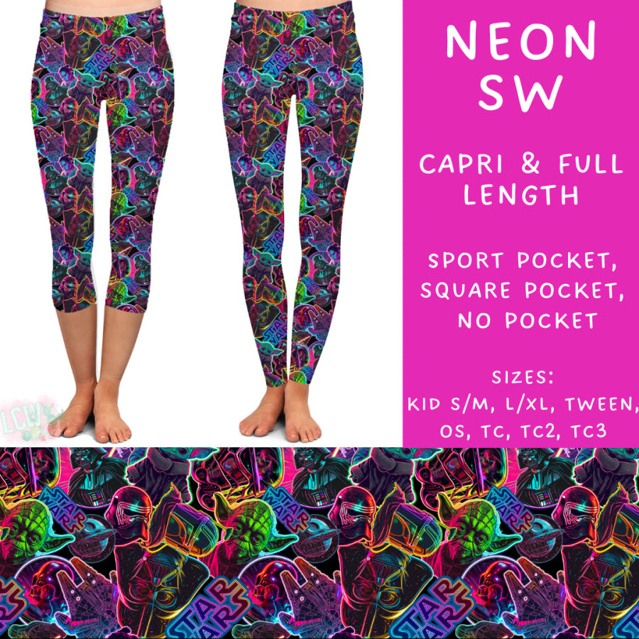 Preorder Custom Styles - Neon SW - Closes 2 Dec - ETA late Feb 2025 Leggings